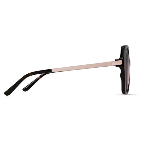 New MAUI JIM Poolside Havana Polarised Square RS838 10 Sunglasses Women - Picture 3 of 4
